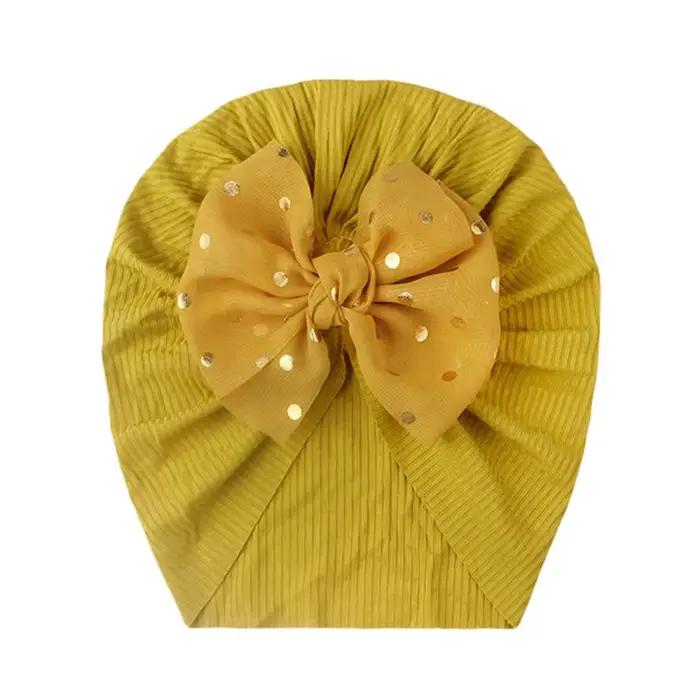 Joli chapeau à nœud papillon brillant pour bébé
