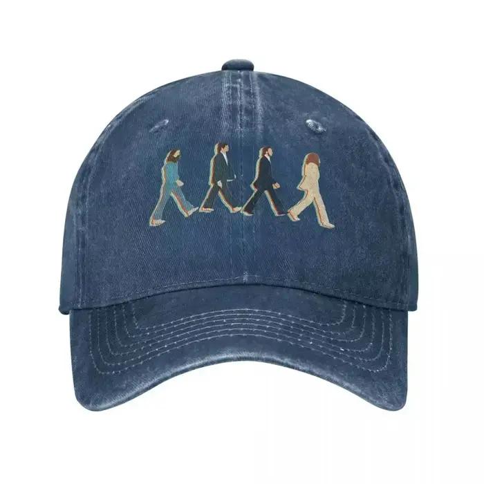 Casquette de baseball unisexe The Beatles effet vieilli matériau coton ajustable pour hommes femmes occasions décontractées voyage