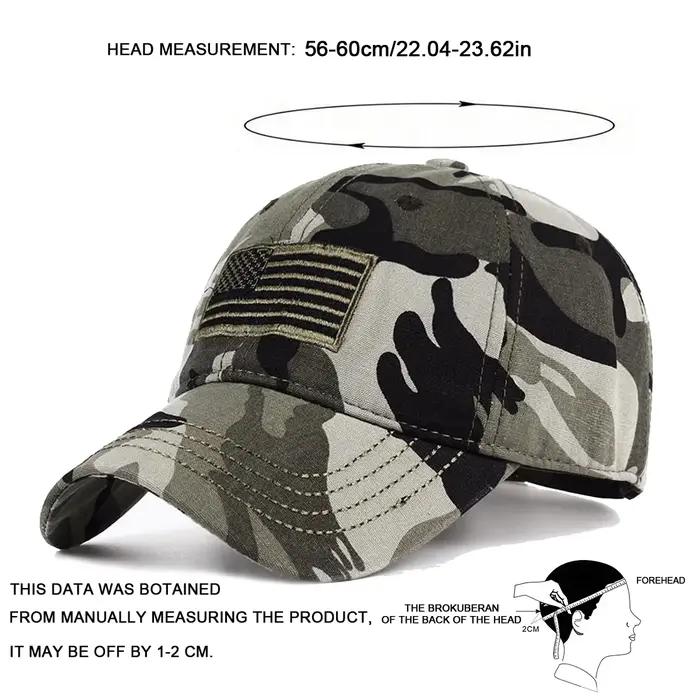 Casquette de Baseball brodée unisexe drapeau des états-unis