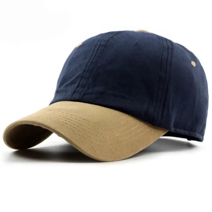Casquette de baseball unie en toile de coton pour hommes et femmes
