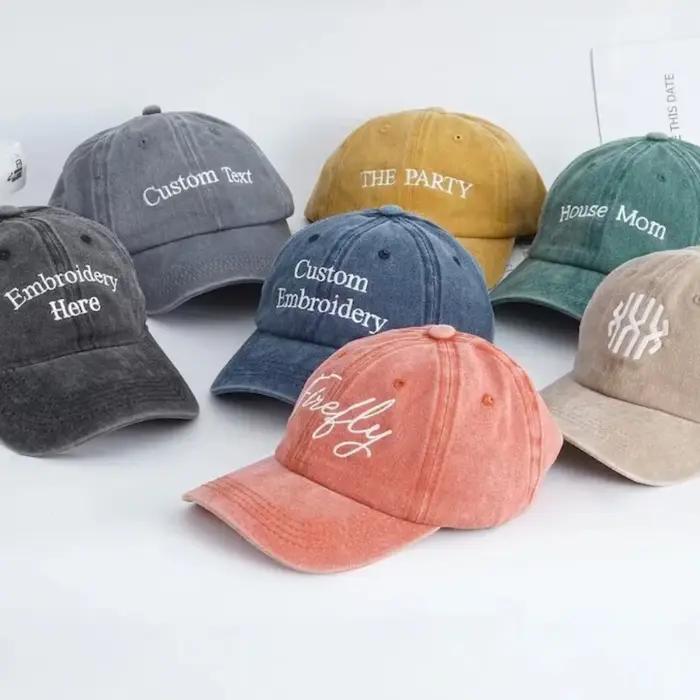 Casquette de baseball brodée avec logo