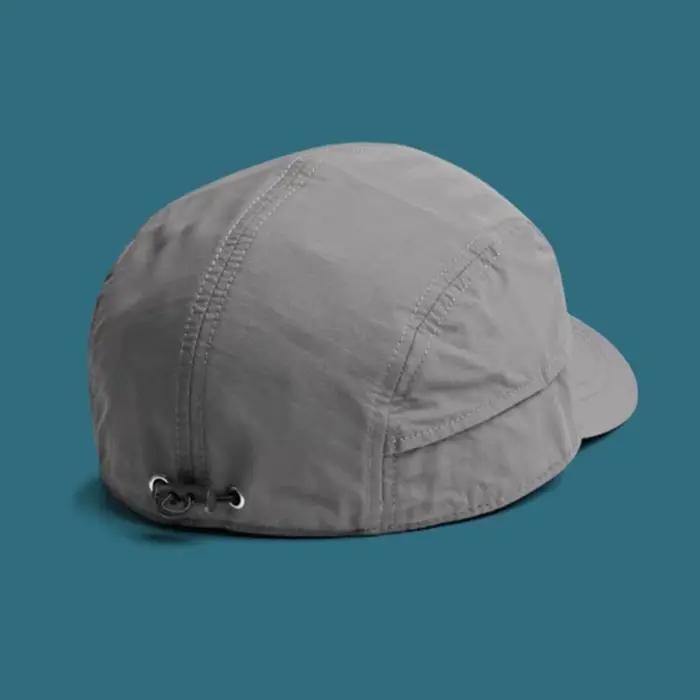 Casquette de baseball à bords courts de couleur unie