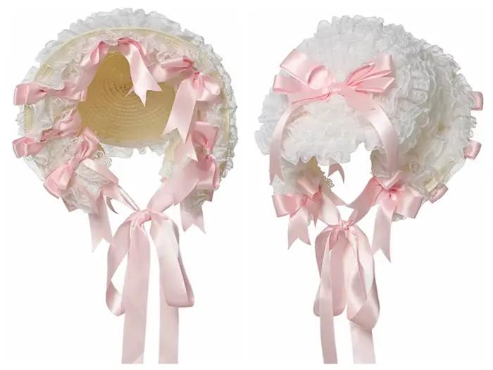 Chapeau en dentelle Lolita pour femmes occassions spéciales romantique victorien polyvalent