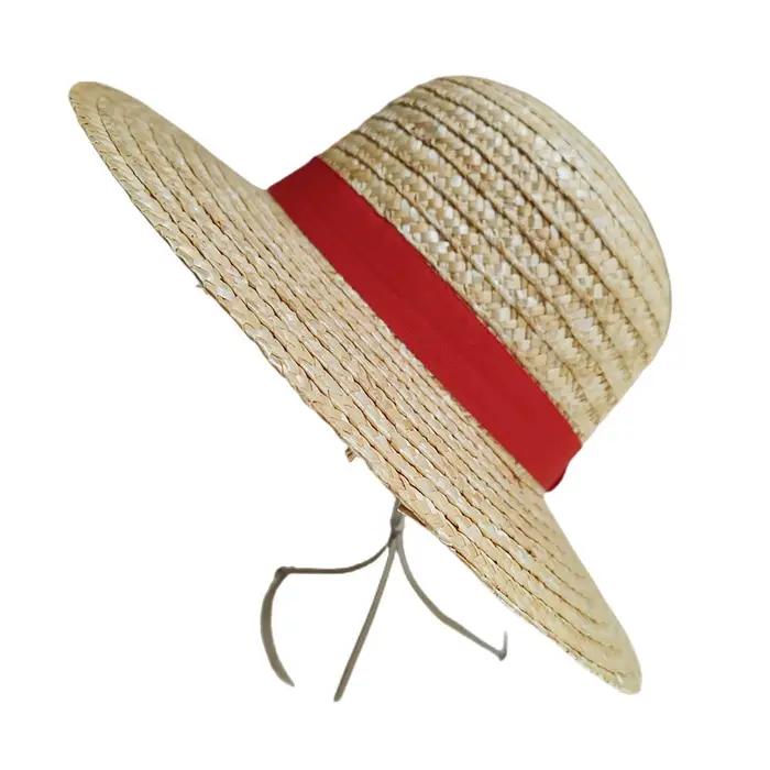 Chapeau de paille Anime de cosplay Luffy pour enfants et adultes, occaseions spéciales et parties de fête
