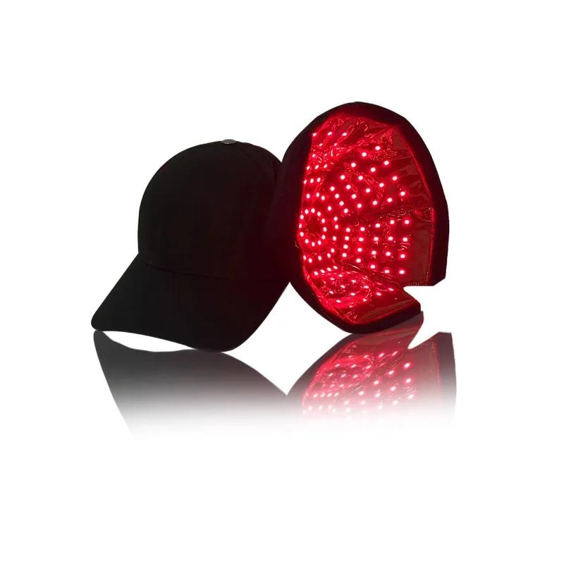 Chapeau de physiothérapie à lumière rouge LED avec compresse chaude intégrée pour garder au chaud, d