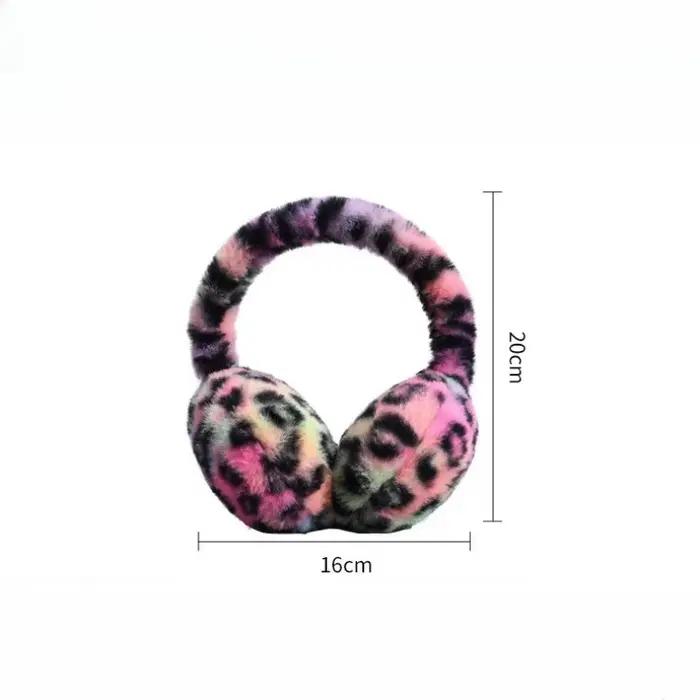 Adorable cache-oreilles en fausse fourrure doux pour femmes et filles, pliable, pour le ski et le cyclisme, hiver, confortable et stylé