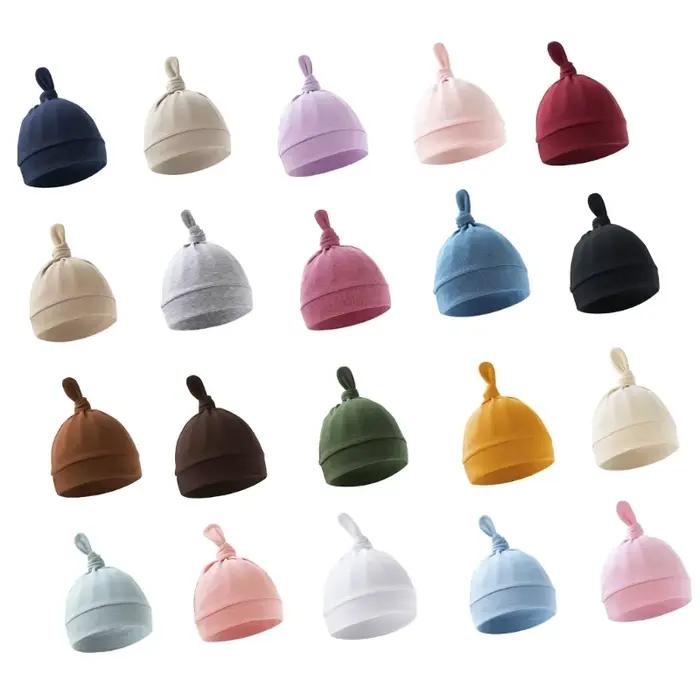 Chapeau en coton doux et respirant pour bébé 0-3 mois mignon et confortable pour les nouveau-nés et nourrissons toutes saisons occasions spéciales