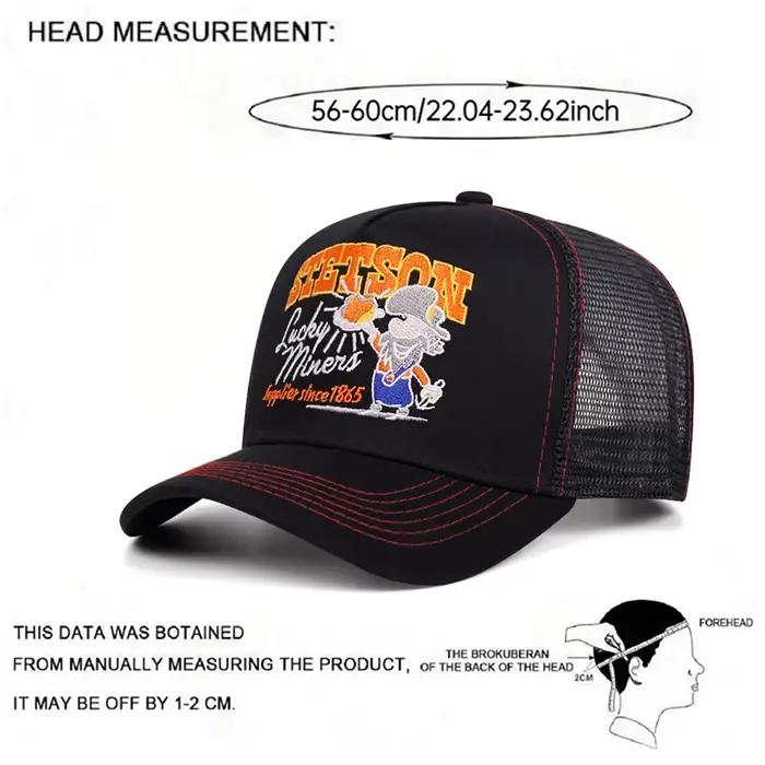 2025 Creative New Truck Hat STETSON Nuggets Net Hat Sports de plein air Skateboard Hat Vêtements de loisirs quotidiens