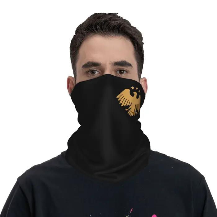 Écharpe en polyester tricotée avec imprimé Aigle de Syrie pour hommes et femmes, multi-saison, multi-usage, bandana, accessoire mode pour toutes les occasions