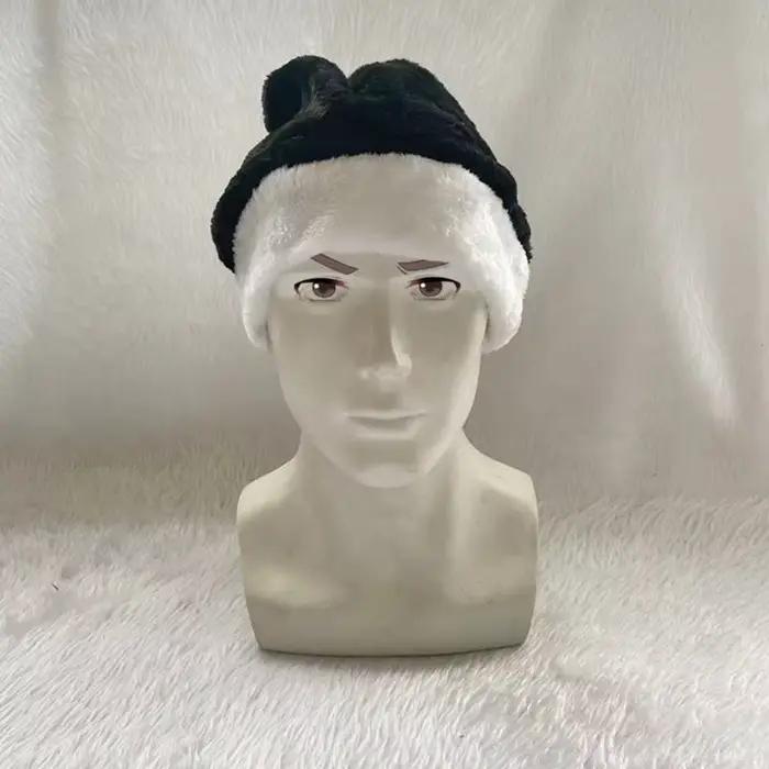 Chapeau de Père Noël multicolore en coton doux pour adultes et adolescents, idéal pour Noël, Nouvel An et toutes célébrations festives