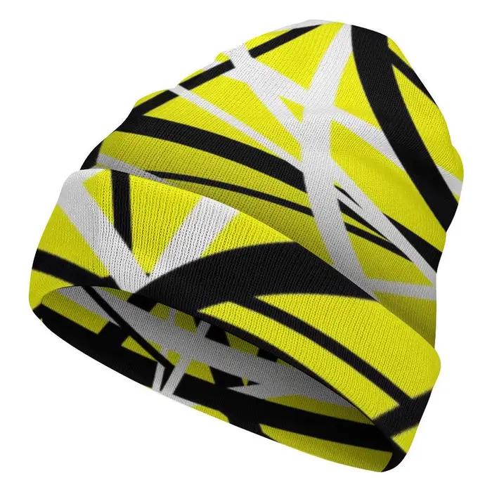 Bonnet Van Halen EVH 1984 à rayures pour homme et femme, modèle 5150, extensible, chaud pour l'hiver, bonnet ajusté unisexe, type toque