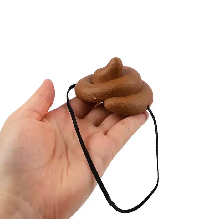 Chapeau de merde amusant pour enfants accessoire de décoration de fête d'halloween jouet de farce couvre-chef accessoire de cosplay pour adultes accessoire de noël
