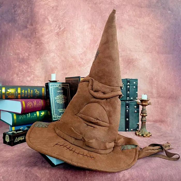 Chapeau de sorcière en polyester fibreux pour adultes occasions d'Halloween Noël Pâques festives et célébrations de cosplay