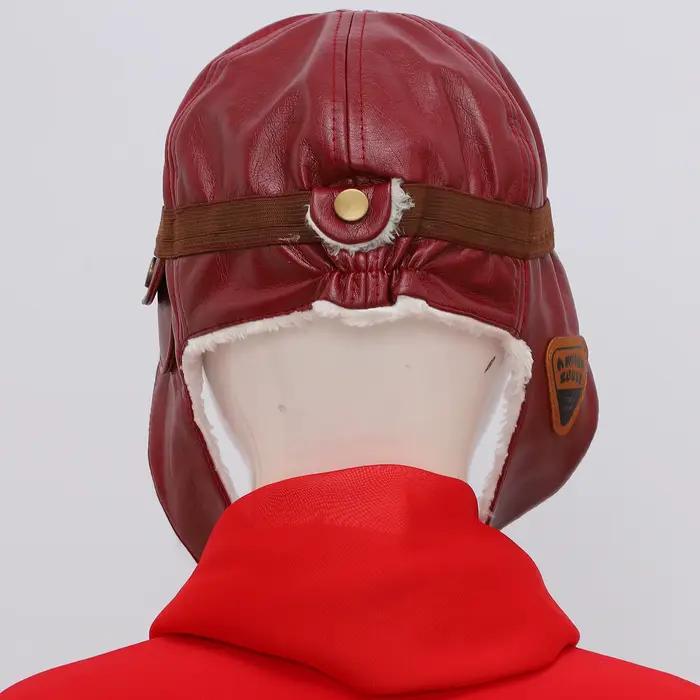 Chapeau de Pilote avec Lunettes et Accessoires pour Halloween et Soirées Cosplay Occasions Spéciales Enfant Adulte