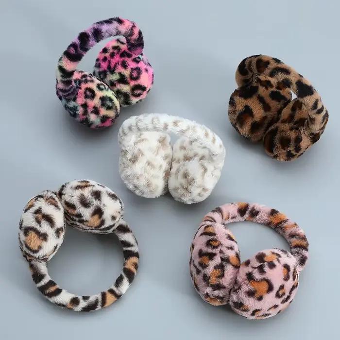 Adorable cache-oreilles en fausse fourrure doux pour femmes et filles, pliable, pour le ski et le cyclisme, hiver, confortable et stylé
