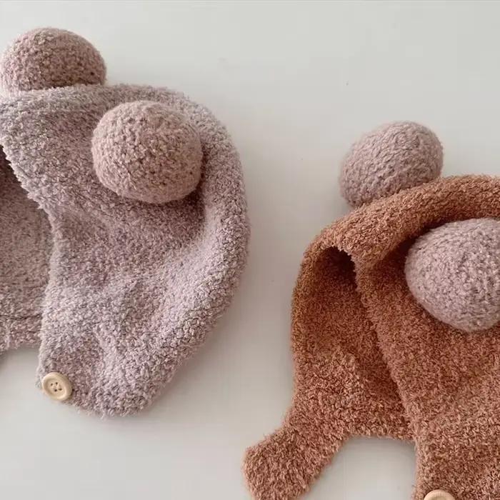 Chapeau doux polyester preppy pour enfants et nouveau-nés protection auditeurs pour bébés occasions spéciales et tous les âges
